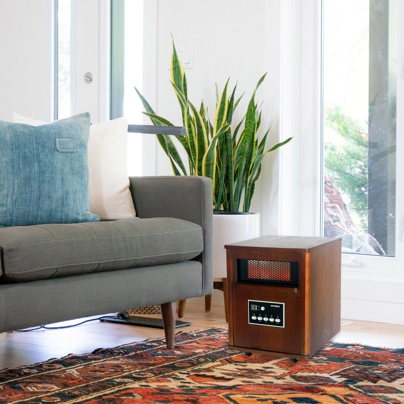 Infrared Quartz Heater With Remote & LED Display