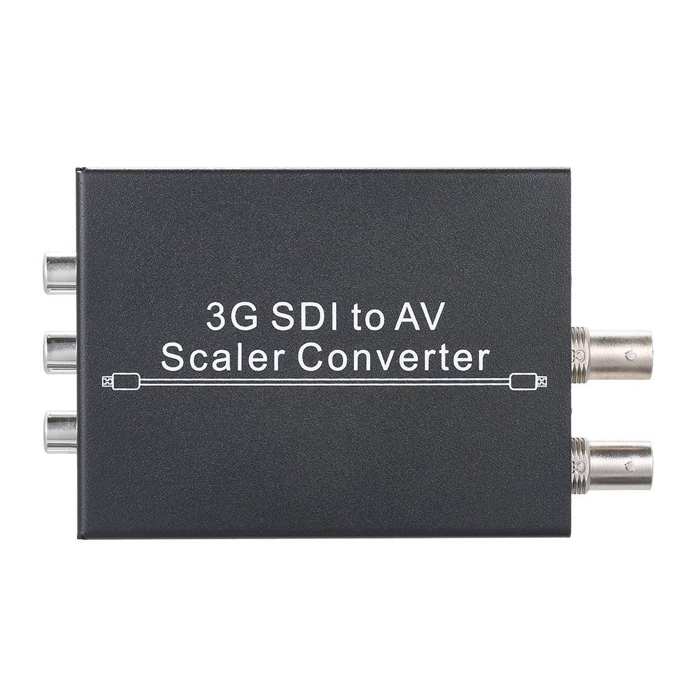 3G SDI to AV Scaler Converter HD SD L/R Analog Stereo Audio Converter