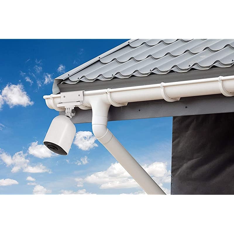 Weatherproof Gutter Mount Compatible with Arlo ProPro2Pro3Pro4 Arlo HD and Arlo UltraUltra 2 Greater Height for Your Arlo Cameras 2Pack White