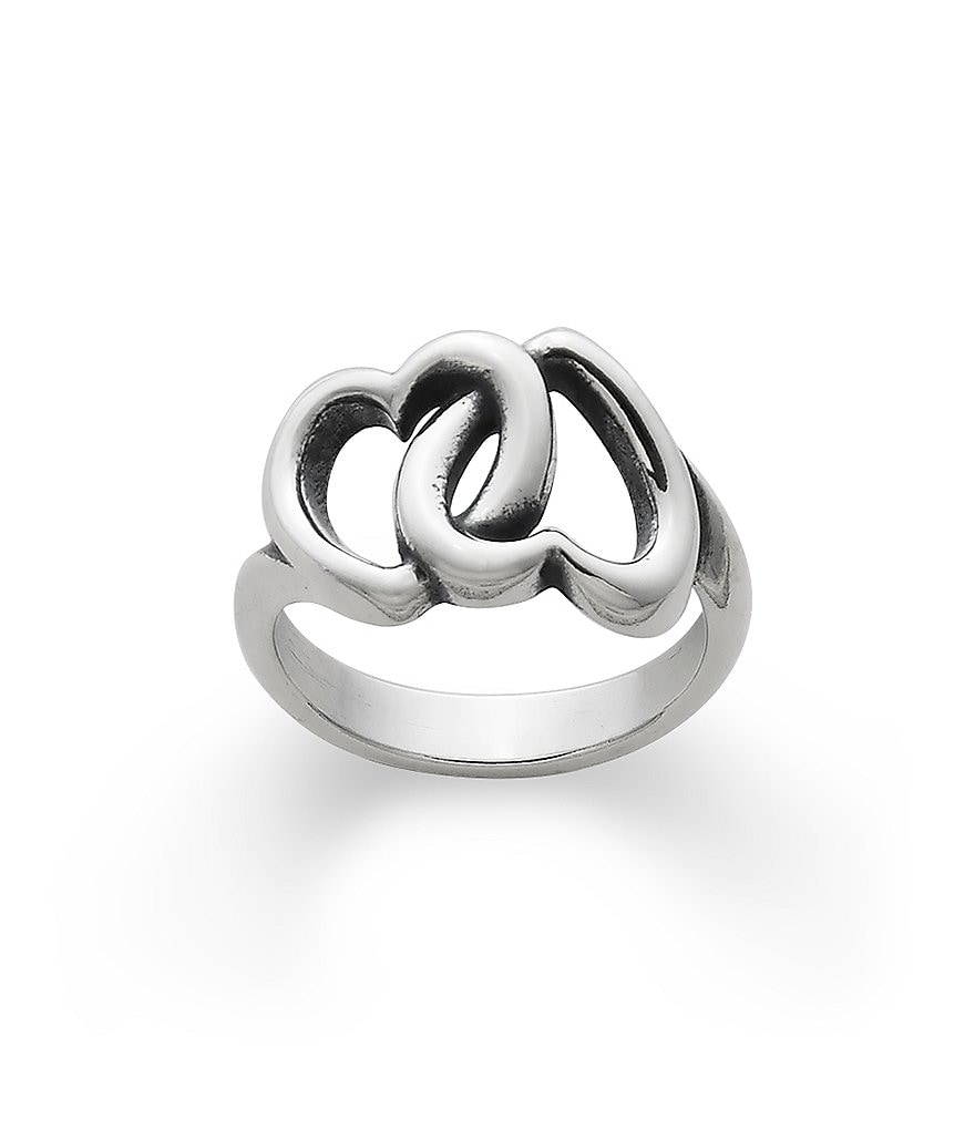 James Avery Linked Hearts Ring