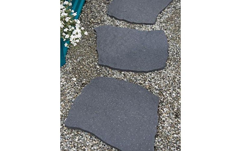 Gardener's Supply Company Recycled Rubber Flagstone Stepping Stone - Gardener's Supply Company