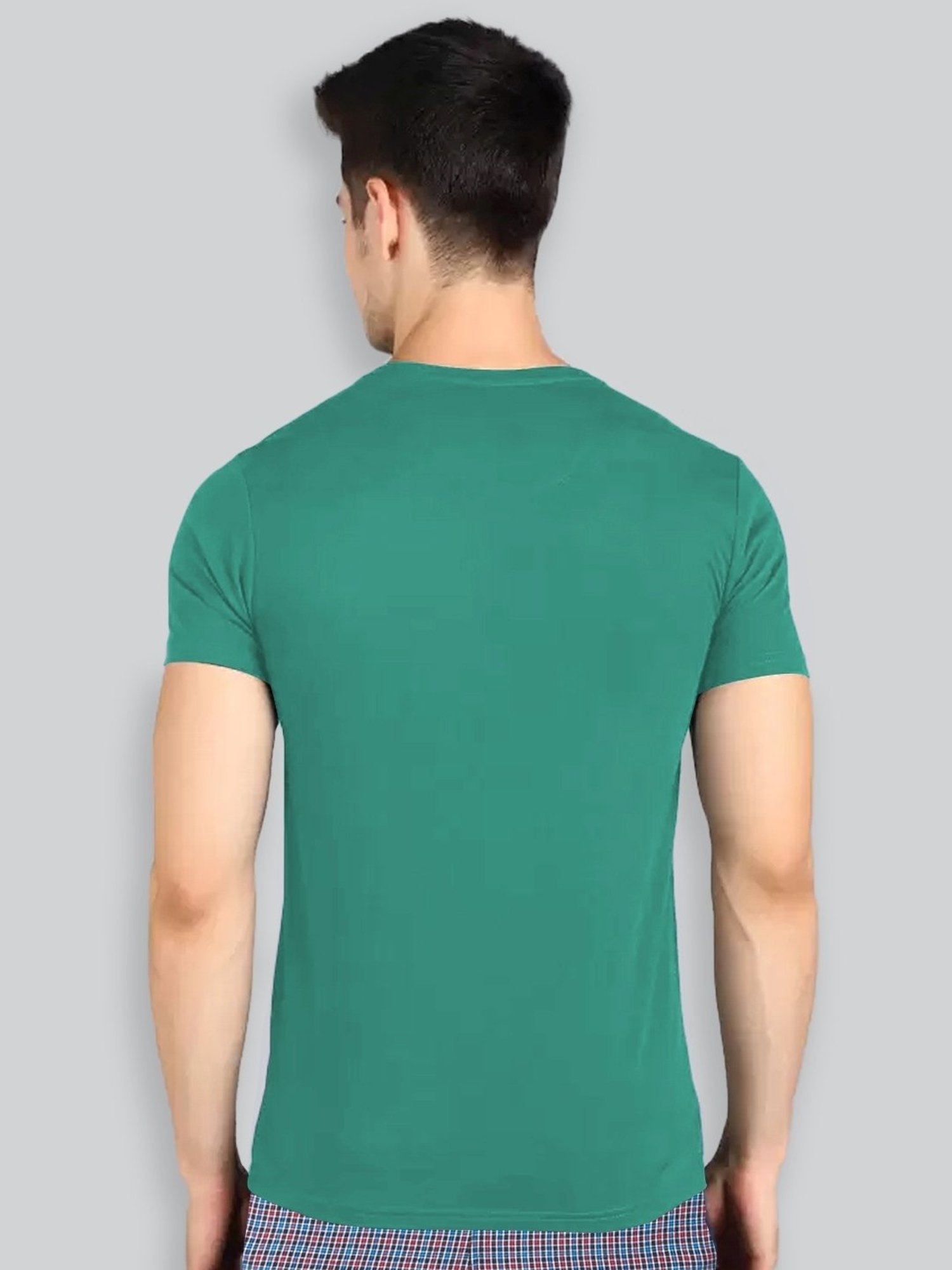 Lux Nitro Sea Green Regular Fit T-Shirt Pack of - 2