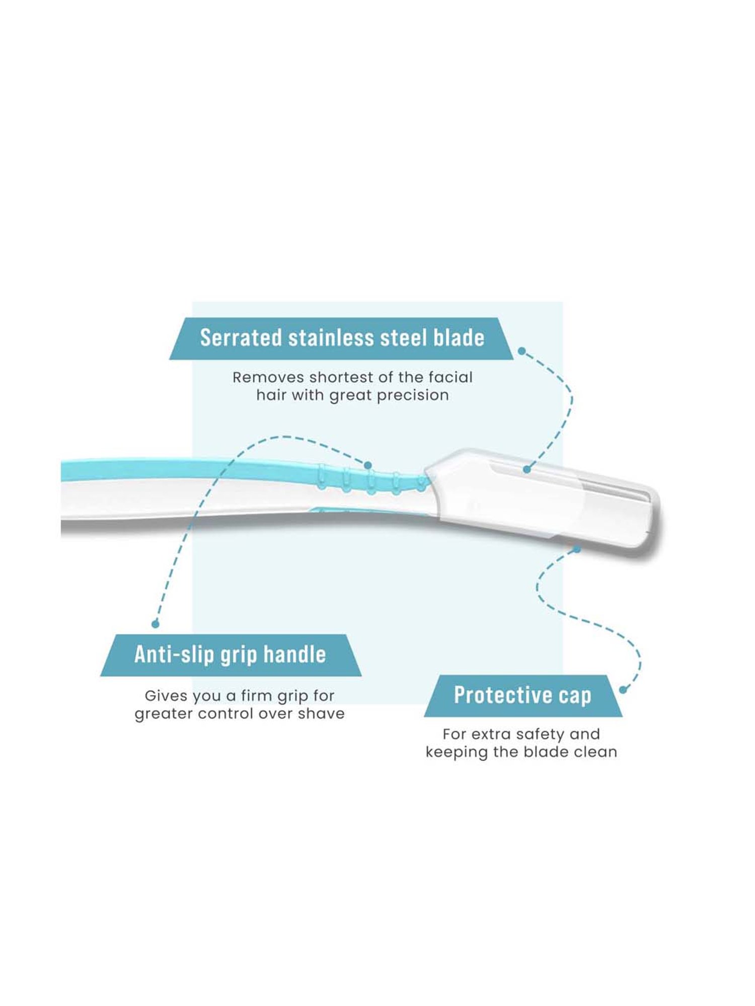 Sirona Precision Shave Eyebrow & Face Razor for Women