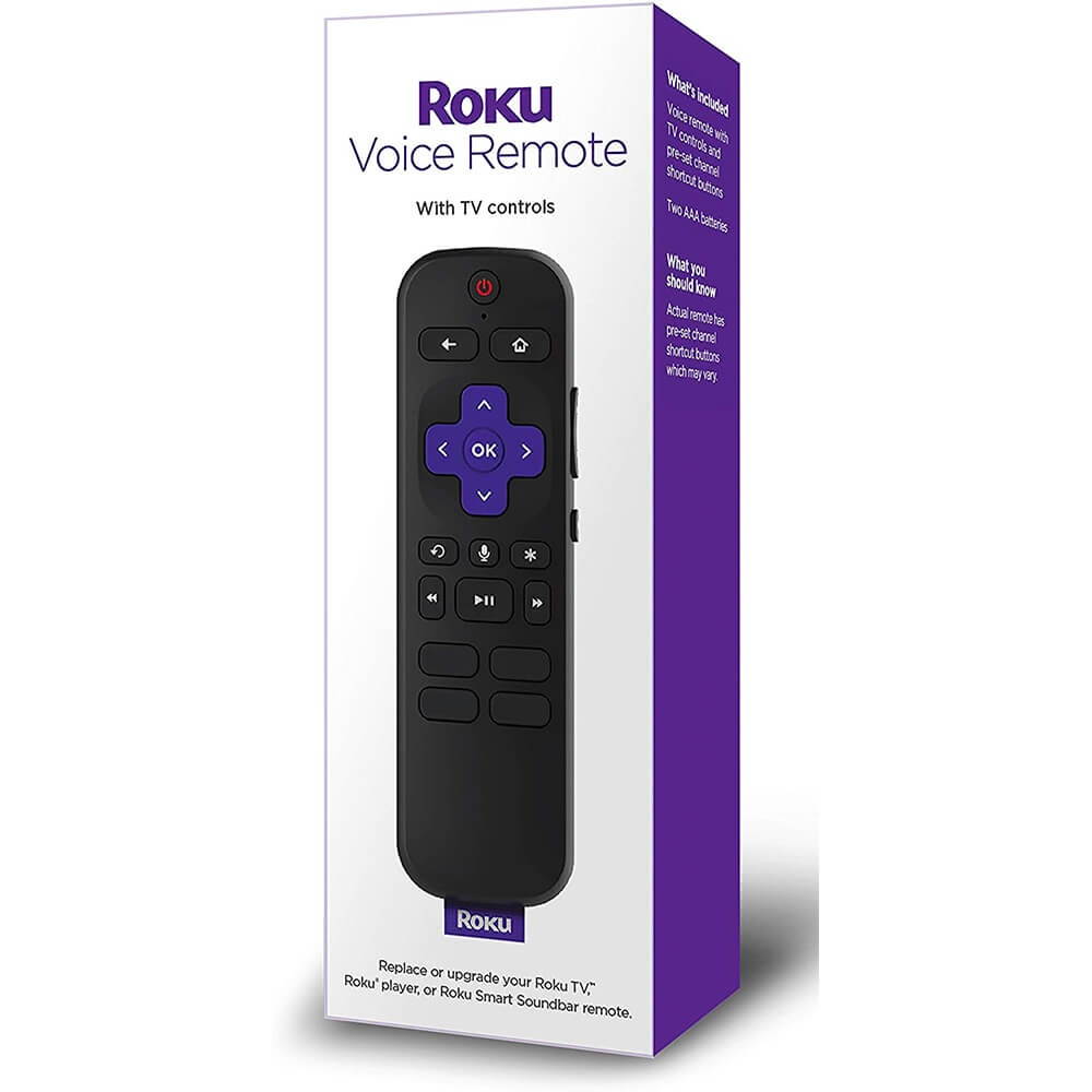 roku voice remote official for roku players and roku tvs