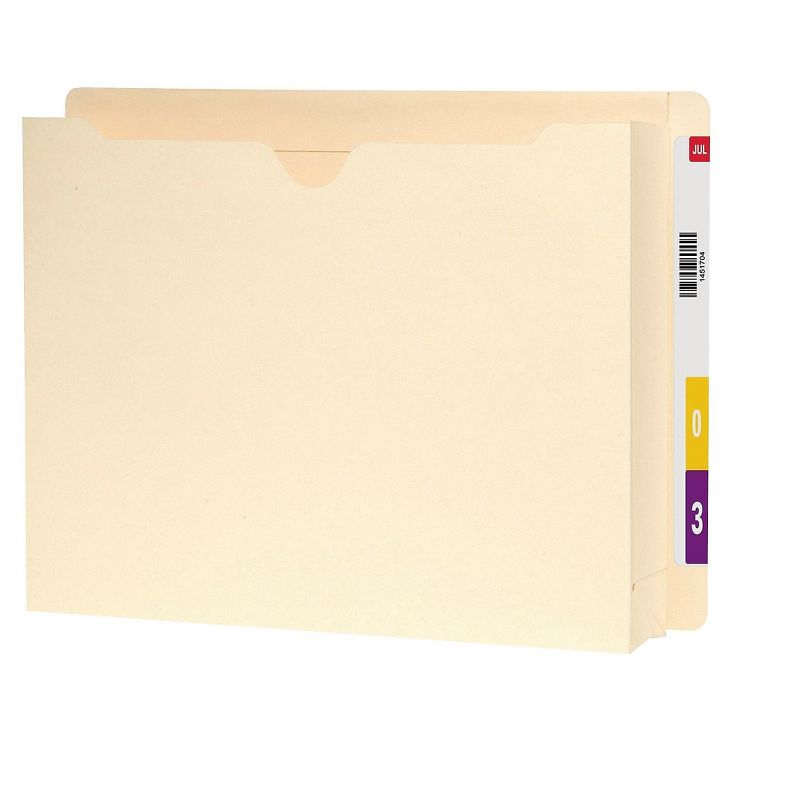 Staples Expanding File Pockets 5.25" Exp. Straight Tab Lgl Br 10/BX TR704432/704432