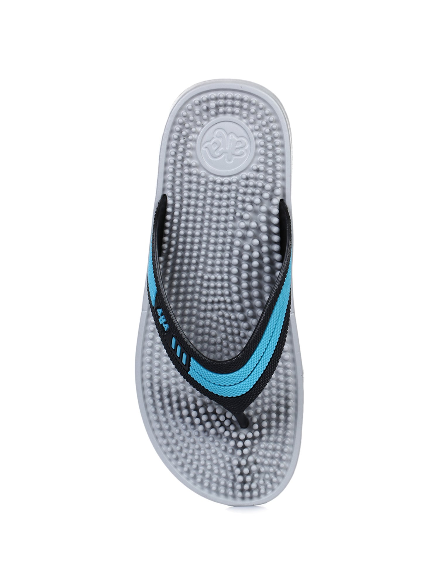 Aha by Liberty Sky Blue & Grey Flip Flops