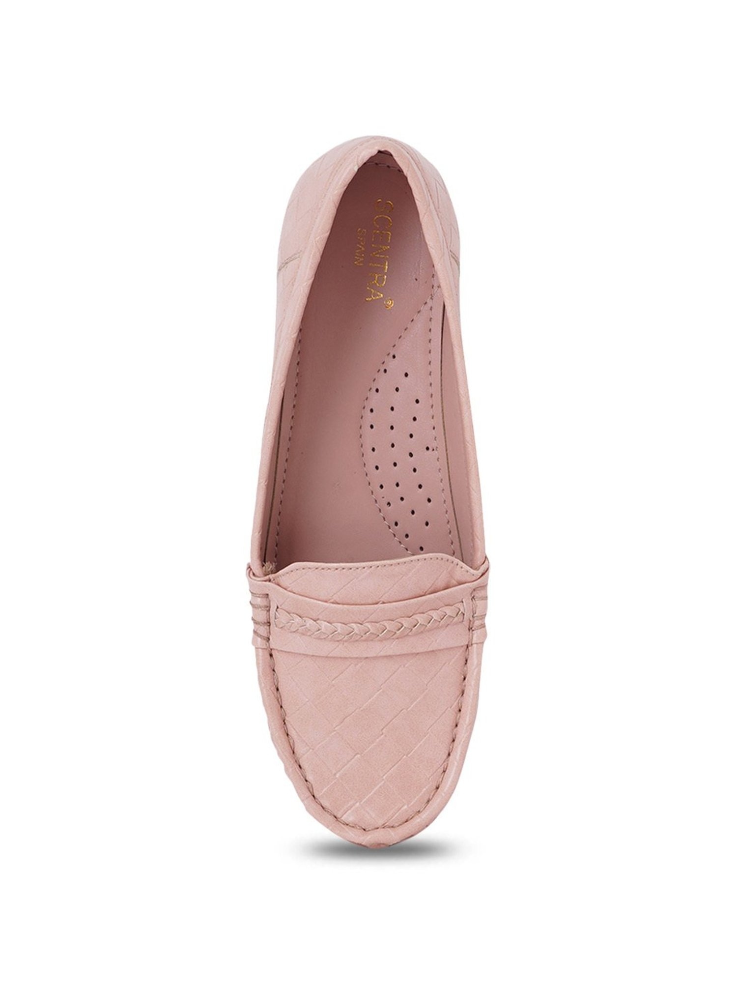 Scentra Women's Pink Casual Loafers