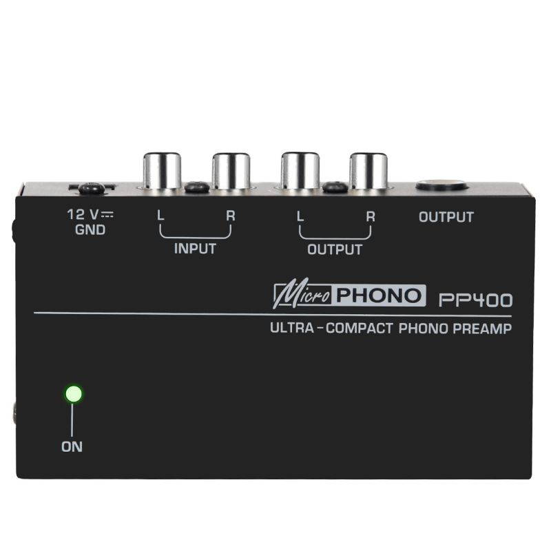 Depusheng PP400 Ultra-compact Phono Preamp Preamplifier with RCA 1/4" TRS Interfaces