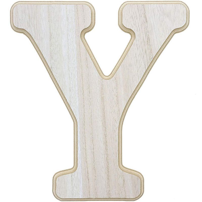 Genie Crafts Unfinished Wood 12-Inch Decorative Letters Y Alphabet for DIY Crafts & Home Wall Decor