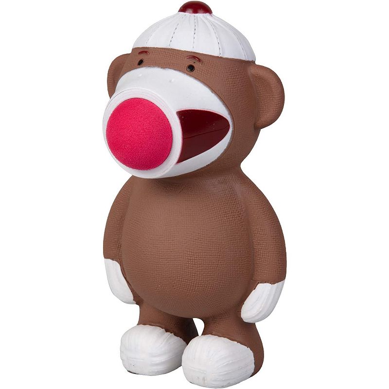 Hog Wild Sock Monkey Popper Toy, Shoots Foam Balls!