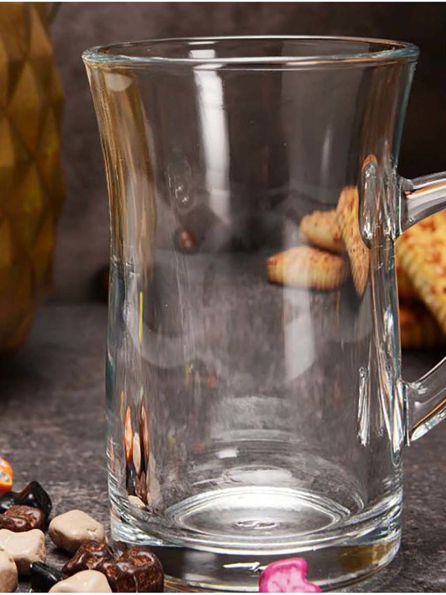 Pasabahce Transparent Mila Mug (0.15 L) - Set of 6