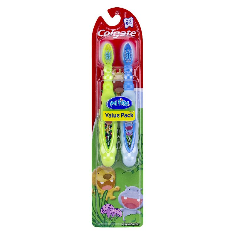 Colgate My First Baby and Toddler Extra Soft Toothbrush - 2ct