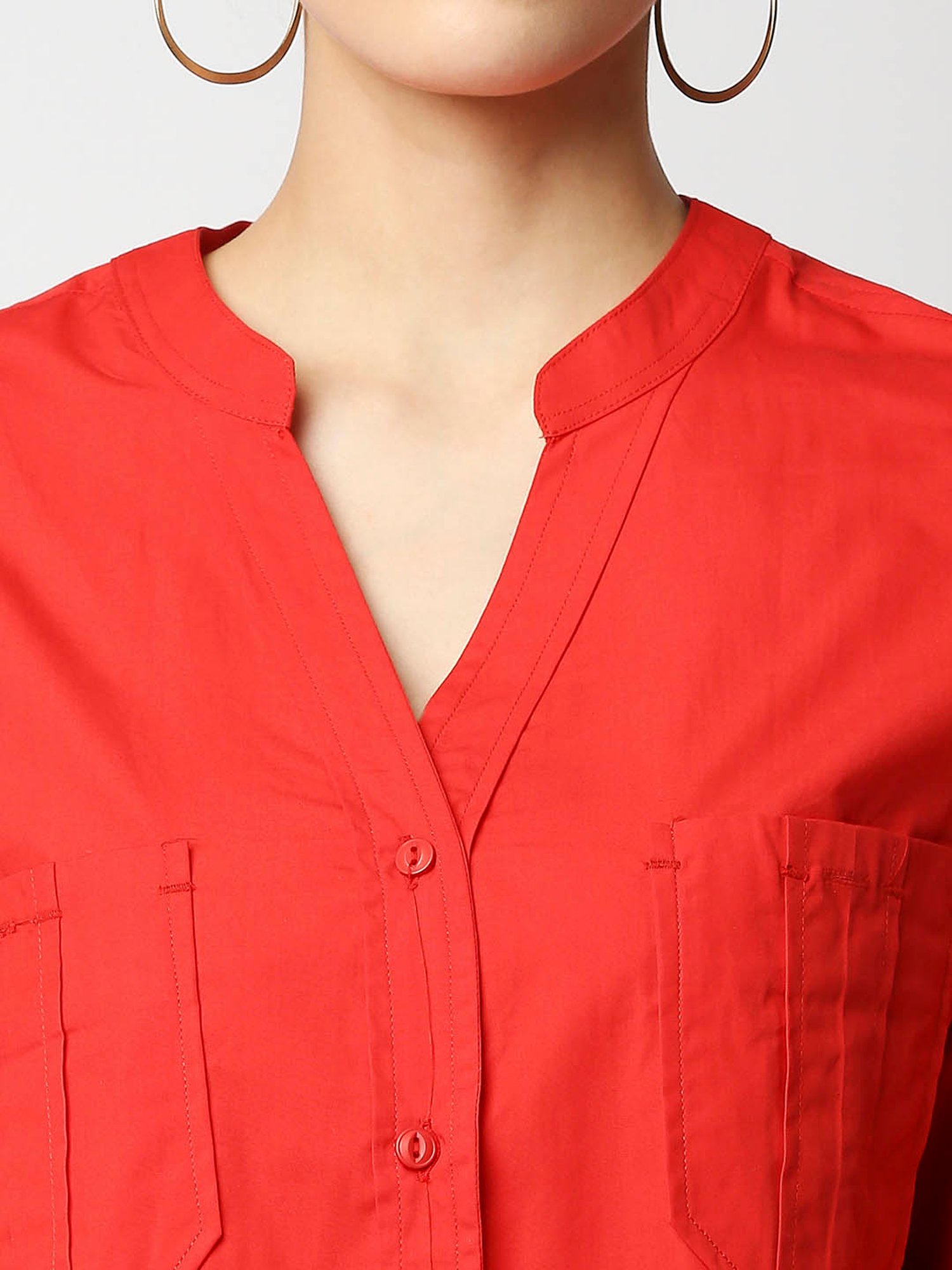 Remanika Red Regular Fit Shirt