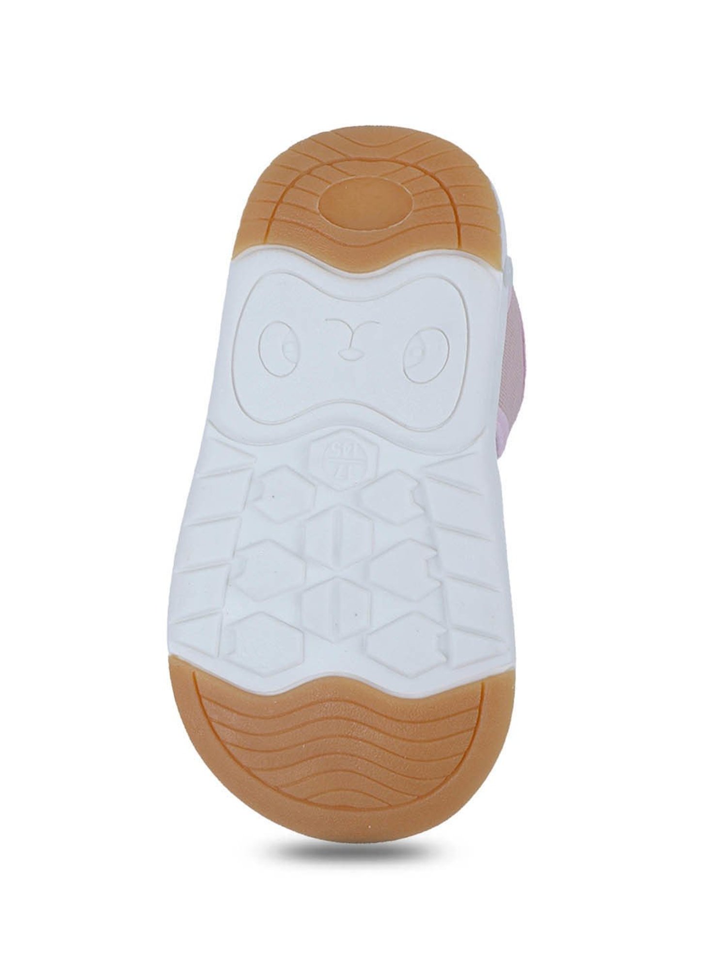 Baby Moo Kids Pink & White Floater Sandals