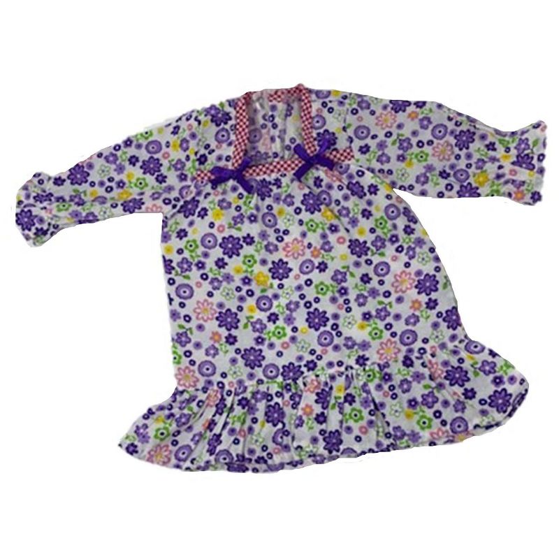 The Queen's Treasures Little House on the Prairie Green Calico Dress, Bonnet & Apron for 18" American Girl Dolls