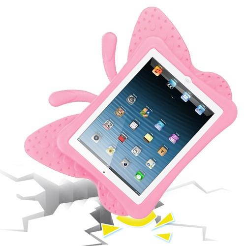 Kids Friendly Butterfly Case with Adjustable Wings for iPad (2018/2017) / iPad Pro 9.7 / iPad Air 2 - Pink