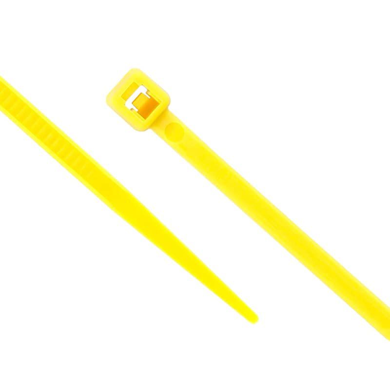 Inch Yellow Miniature Nylon Cable Tie 100 Pack