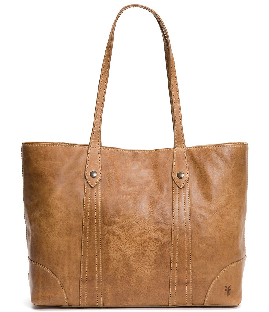 Frye Melissa Washed Leather Shopper Tote Bag