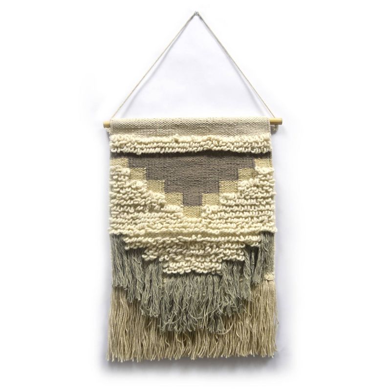 15" x 23" Hanging Tapestry Gray - New View