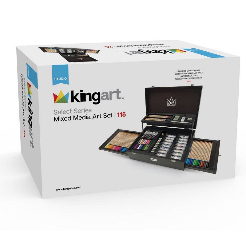 Kingart 115pc Select Series Mixed Media Art Set
