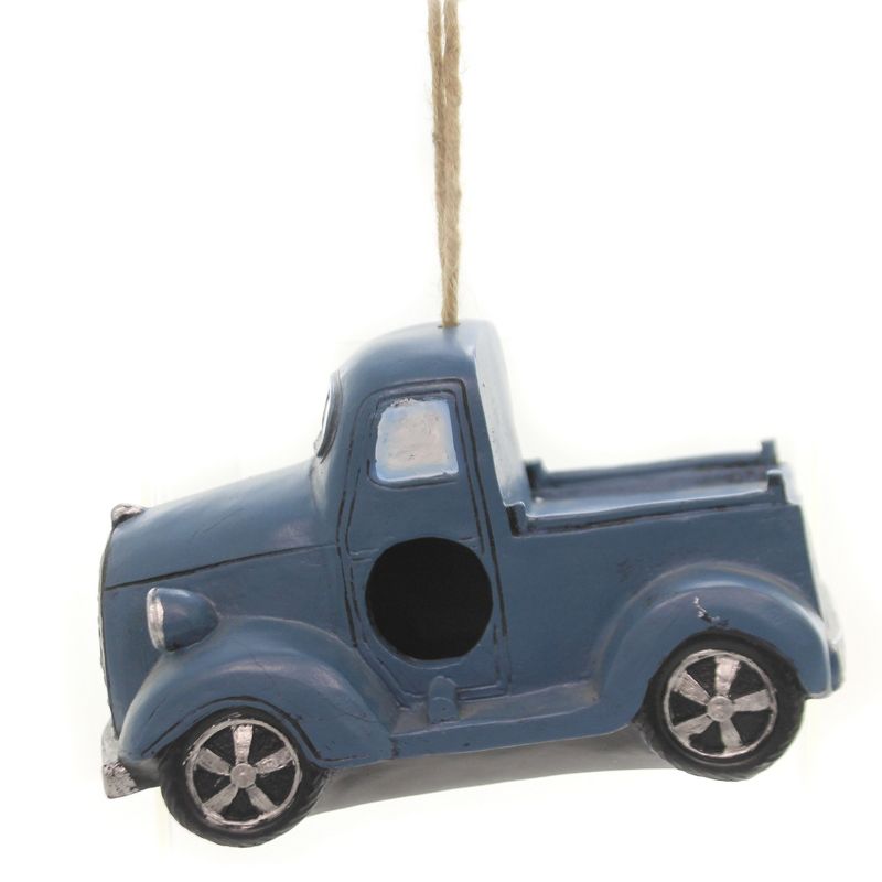 Home & Garden 5.0" Truck Birdhouse Pick-Up Truck Tree Decor Ganz  -  Decorative Figurines