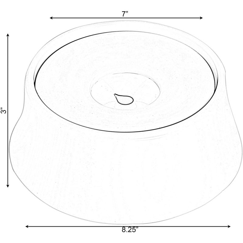 PawsMark Anti-Splash Dripless Drinking Water Slow Feeder Dispenser Car Bowl for Pets