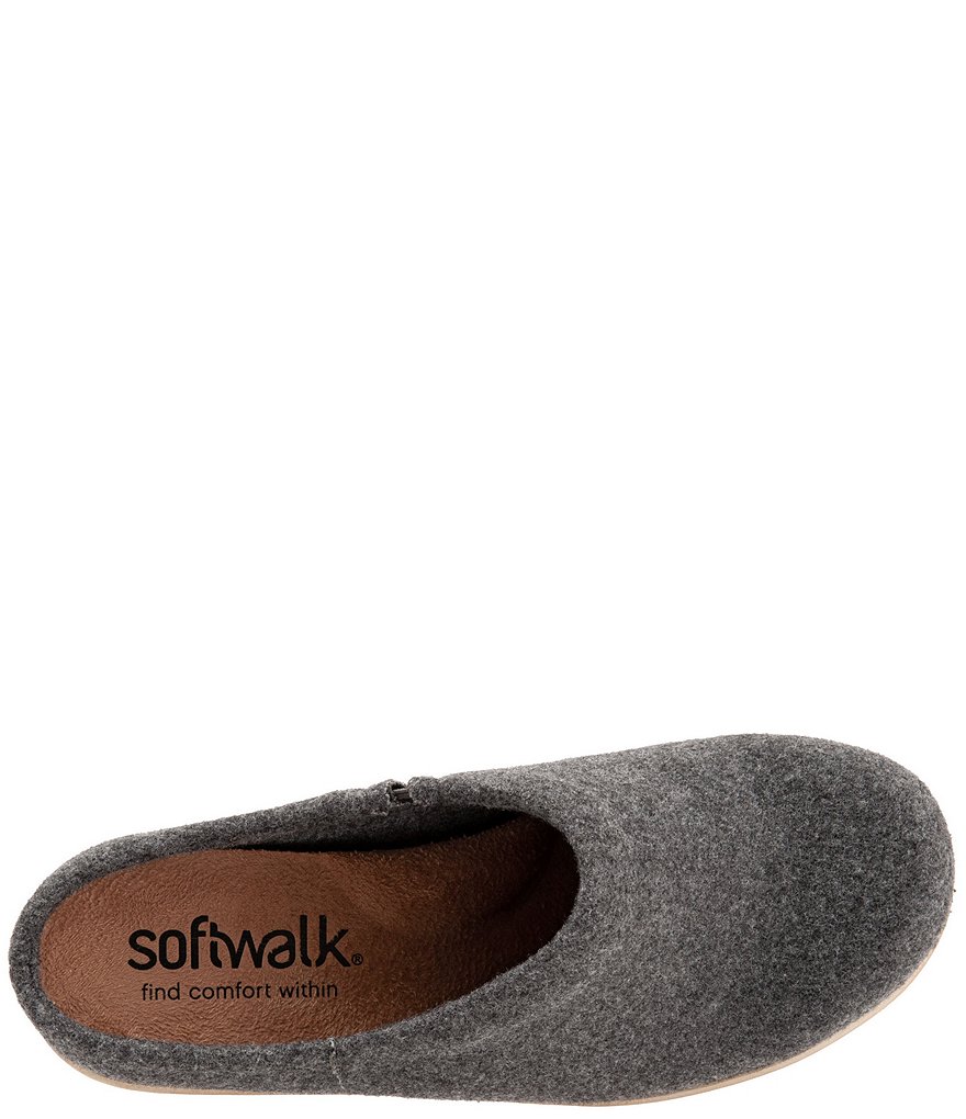 Softwalk Madison Felt Slip-On Clogs