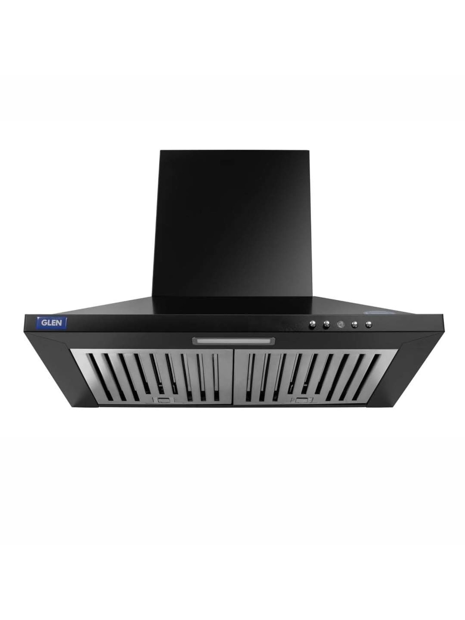 Glen CH6050INBLK60BF 1100CMH 60cm Wall Mounted Chimney (Black)