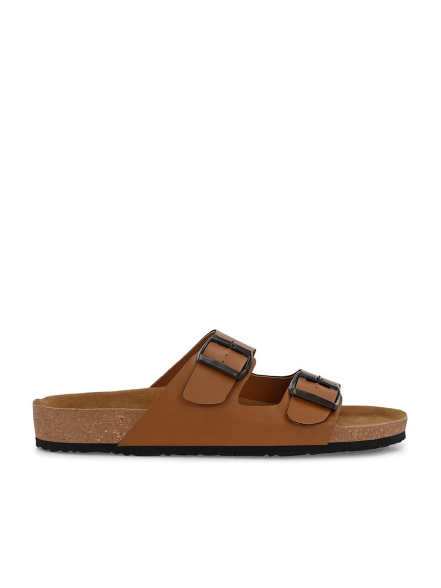 Hoversole Men's Tan Cork Casual Sandals