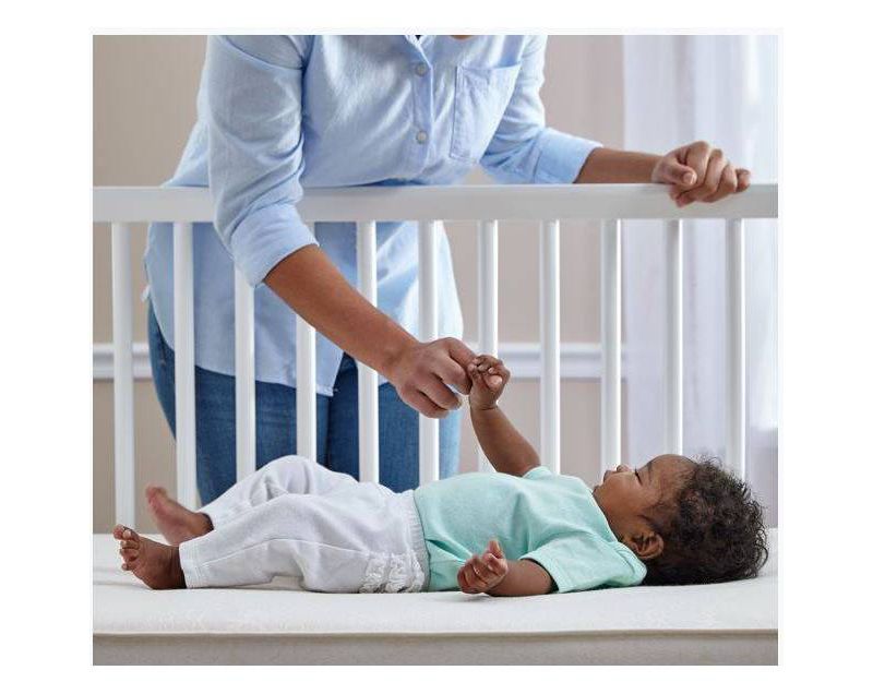 Sealy Butterfly Cotton Comfort Superior Firm Crib and Toddler Mattress