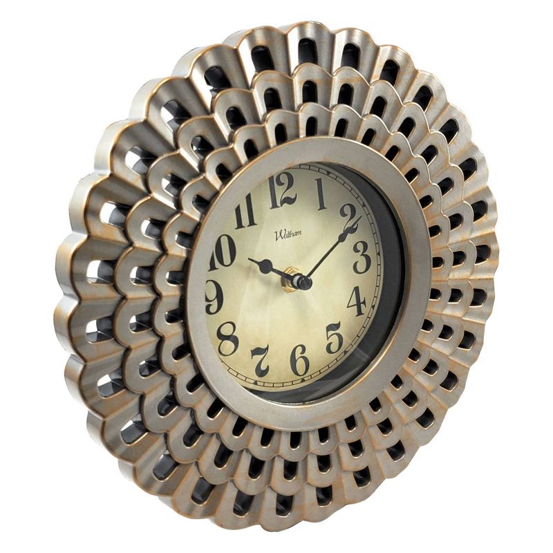 10" Scalloped Case Wall Clock