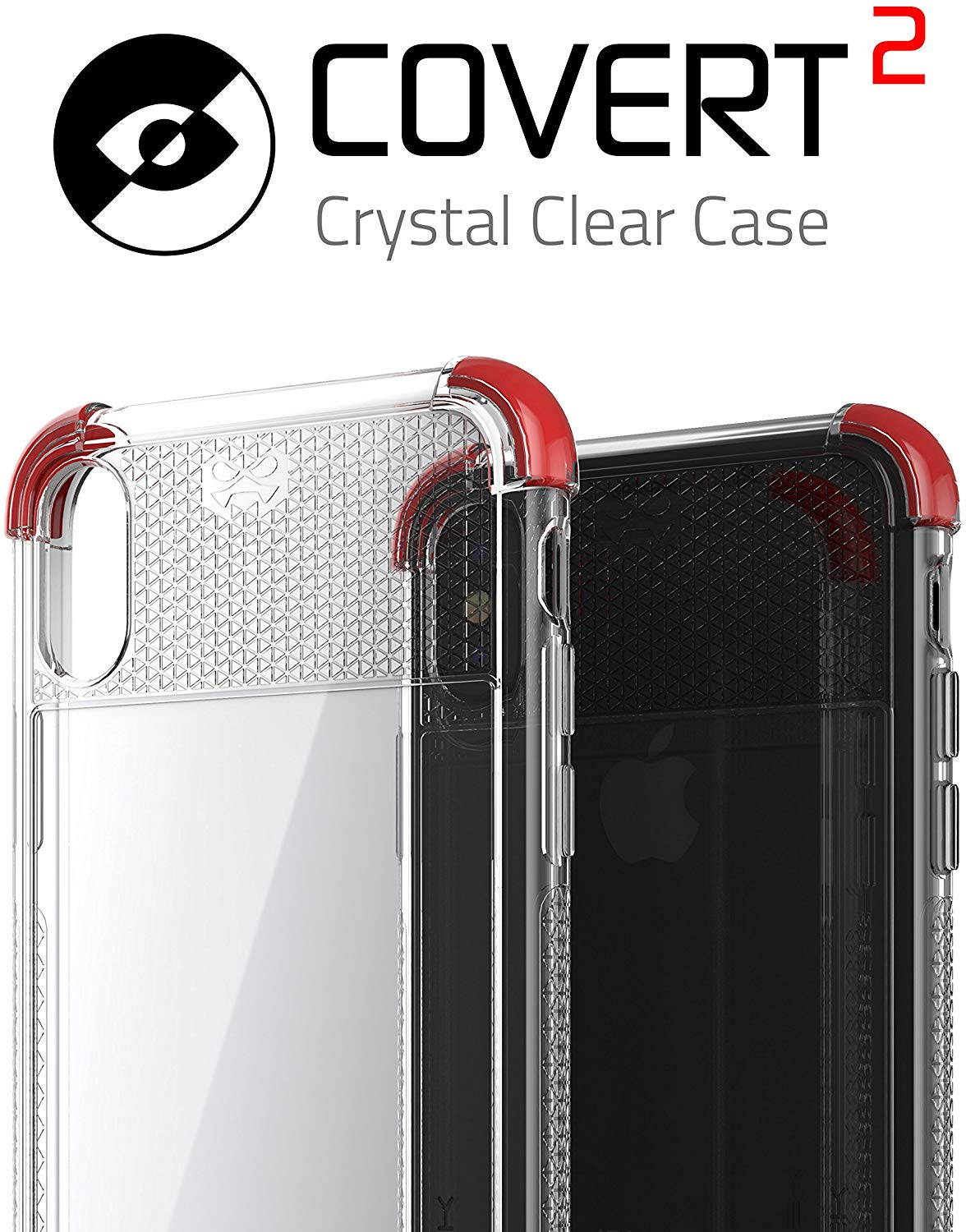 Moshi Vitros Clear Case for iPhone 11 - For Apple iPhone 11 Smartphone - Clear, Raven Black - High Gloss
