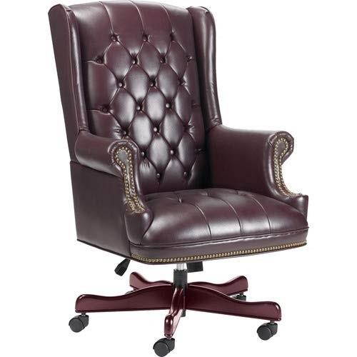Global Leather Task Chair, Black (8993BK450/550) 