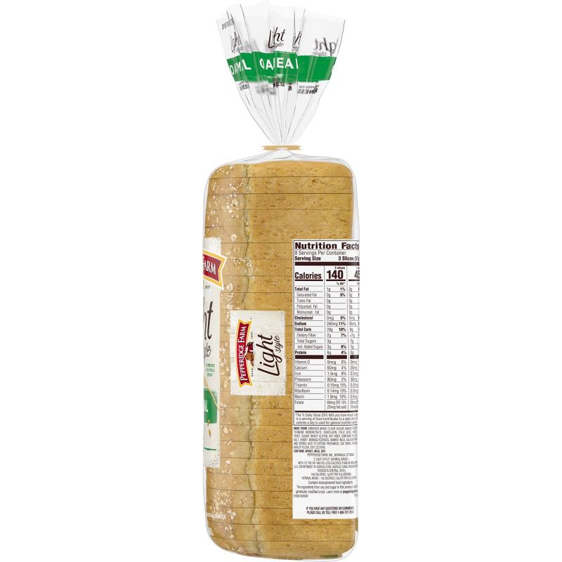 Pepperidge Farm Light Oatmeal Sandwich Bread - 16oz