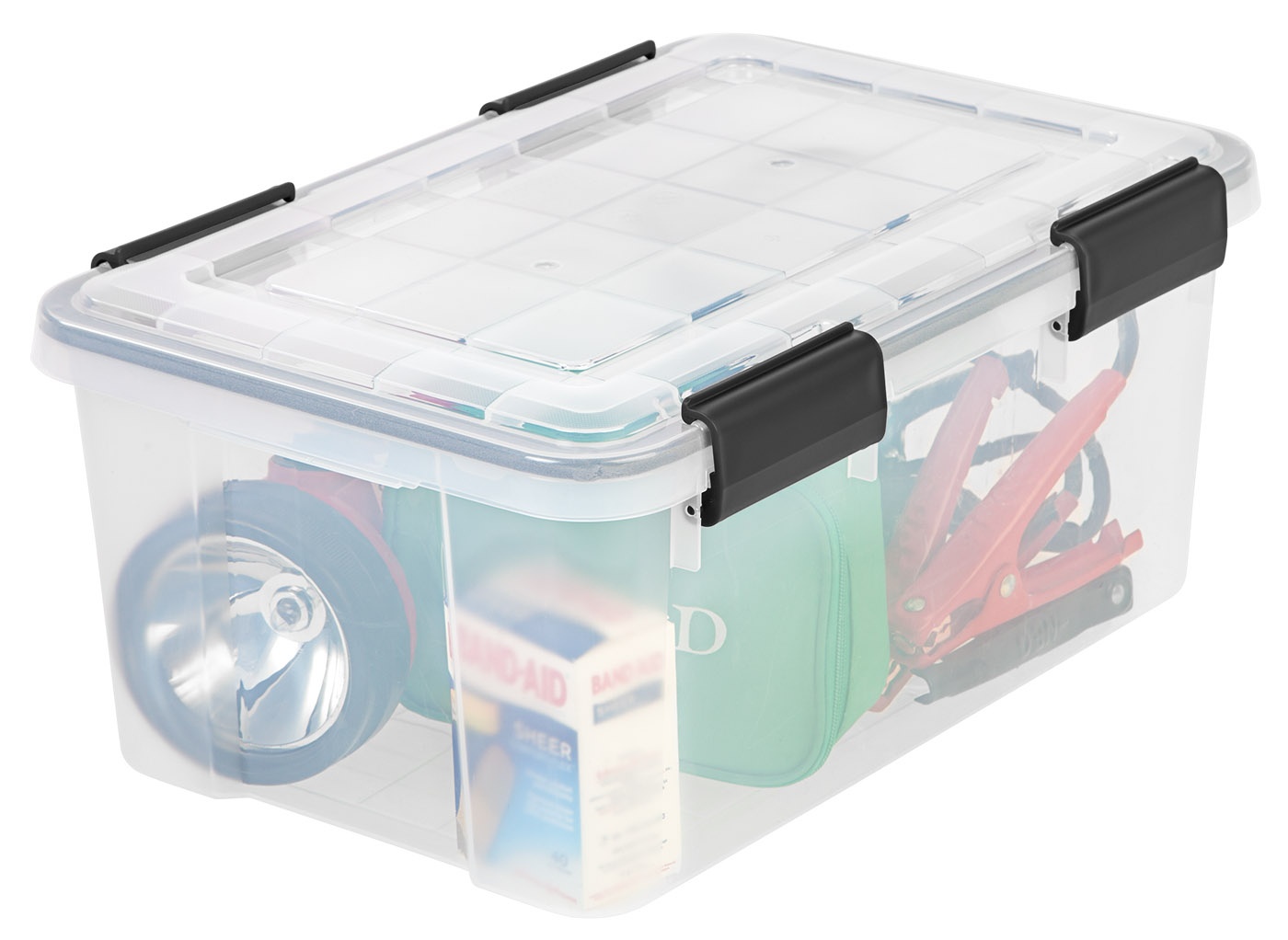 IRIS 19 Quart WEATHERTIGHT&reg; Storage Box, 6 Pack, Clear