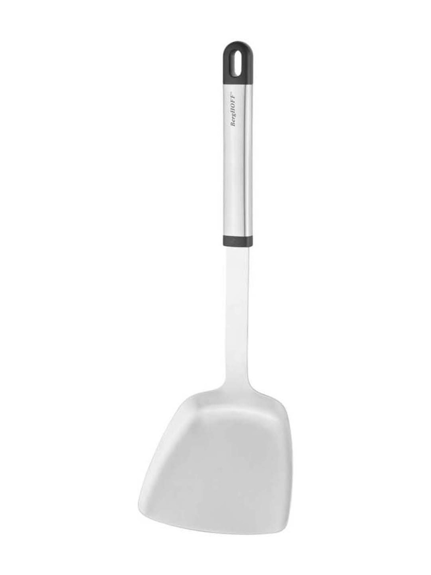 BERGHOFF Essentials Silver & Black Stainless Steel Turner - Set of 1