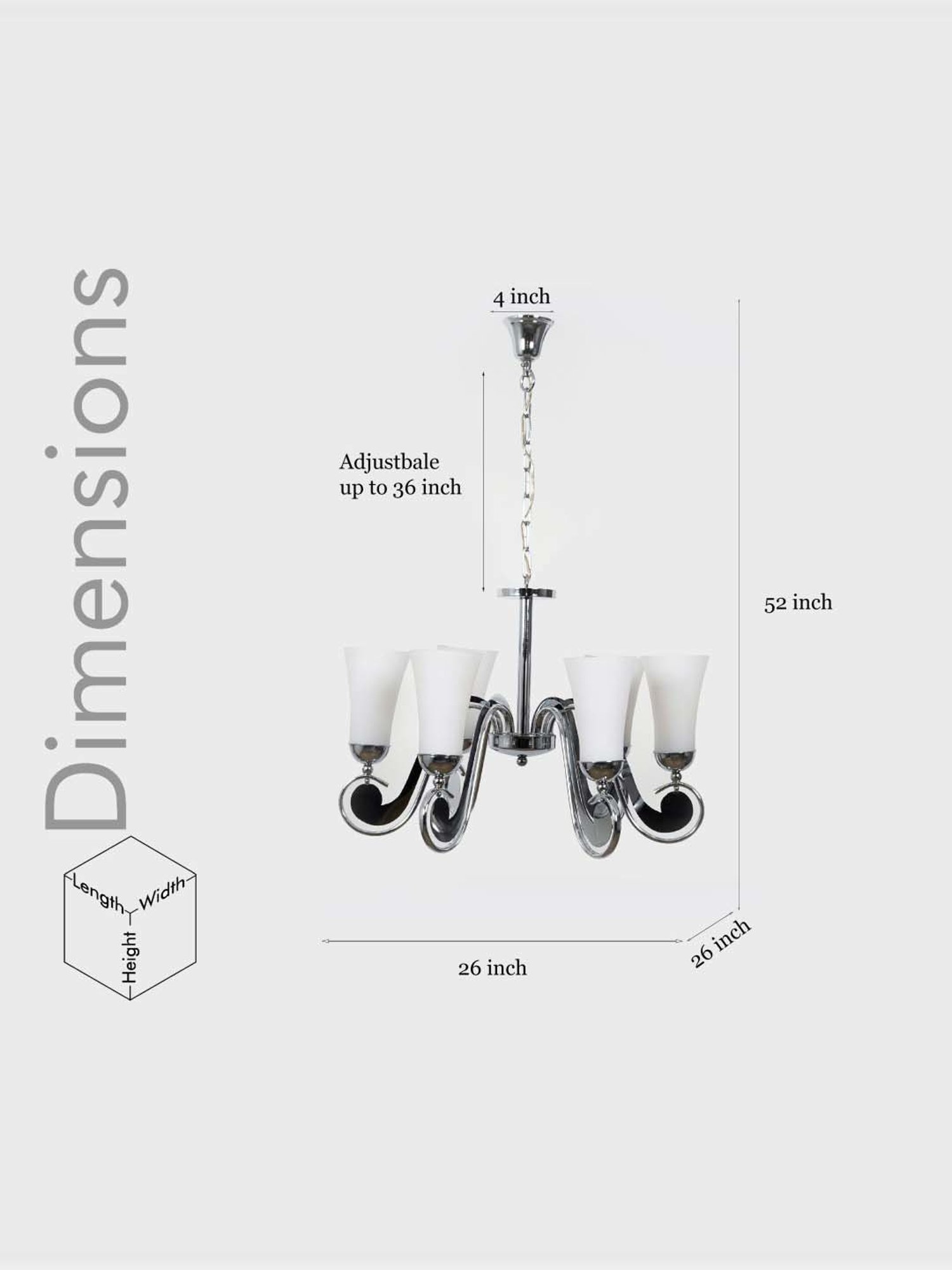 Kapoor Lamp Shades Antique Brass & Champagne Catalina 5 Light Chandelier