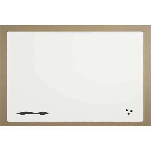 Elemental Markerboards-1.5X2-Precut, Foam Tape Porcelain Steel- Glossy Off-White