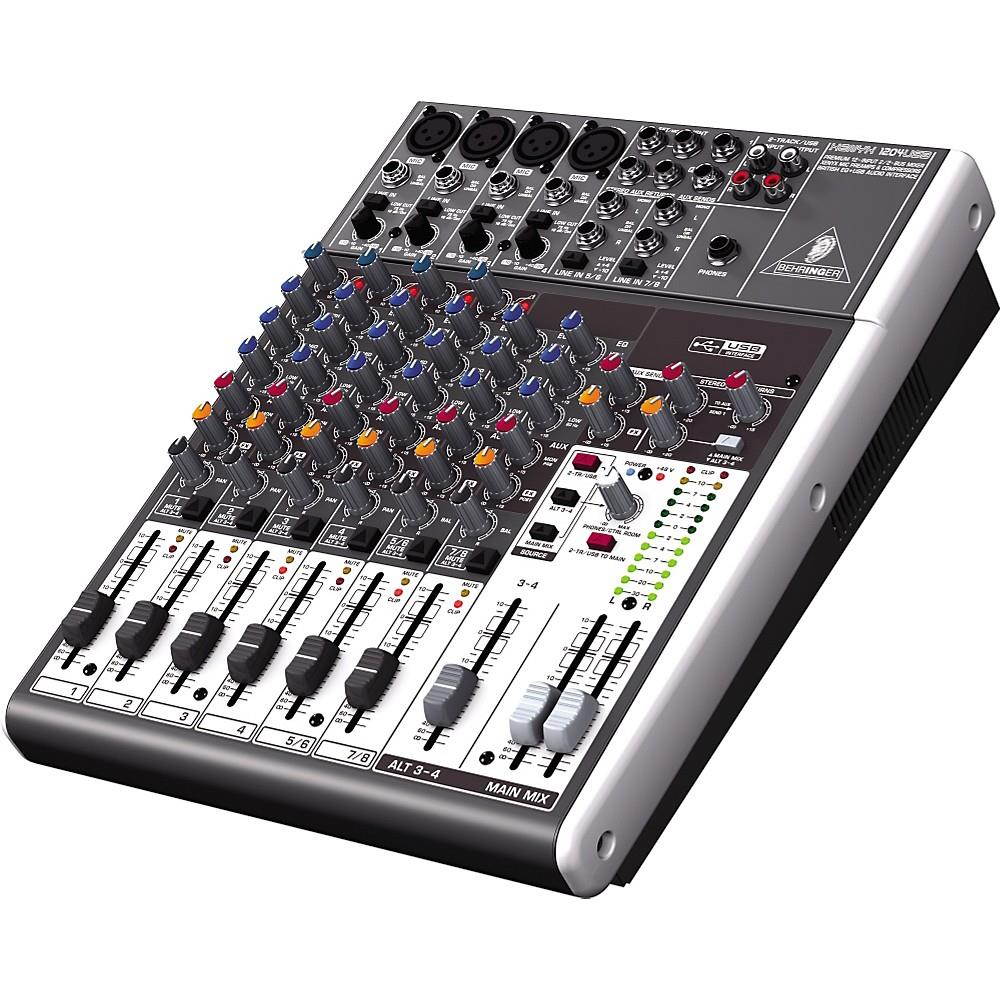 Behringer XENYX 1204USB - 12-Input USB Audio Mixer