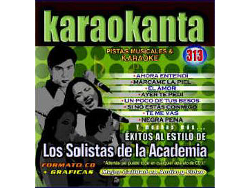 Karaokanta KAR-4313 - Los Solistas de la Academia - I Spanish CDG