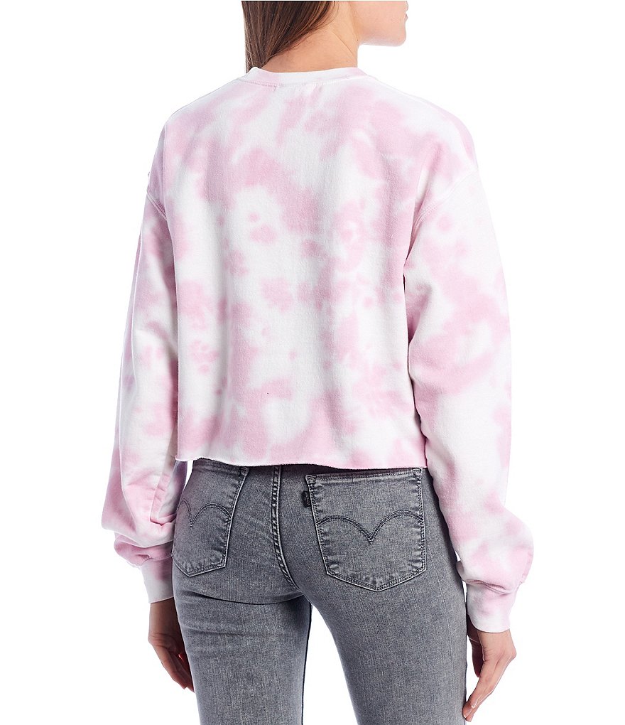 Junk Food Grateful Dead Tie-Dye Cropped Long Sleeve Pullover