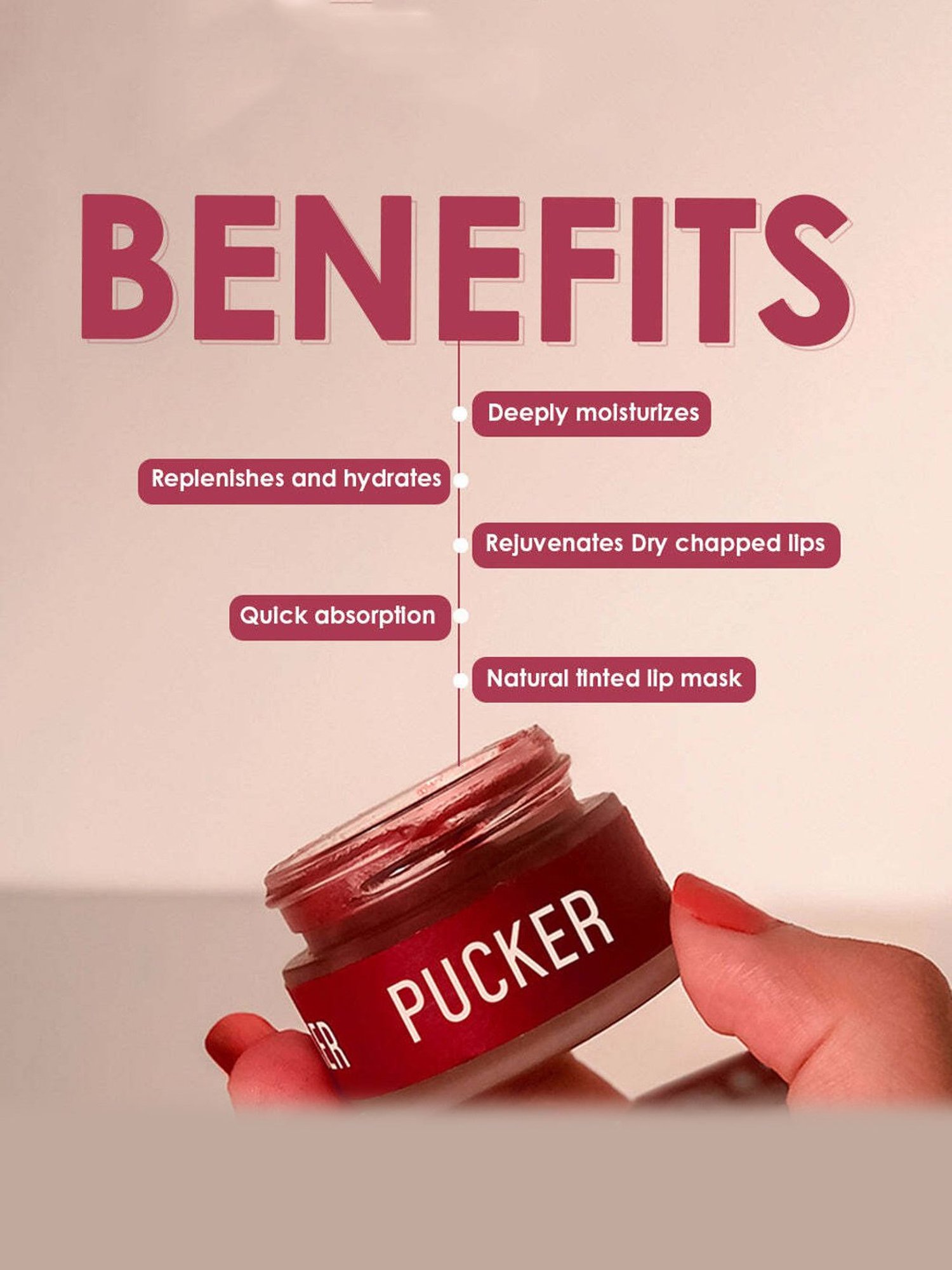 ENN Pucker Lip Balm Mini & Brow Butter Blink Balm Combo Kit