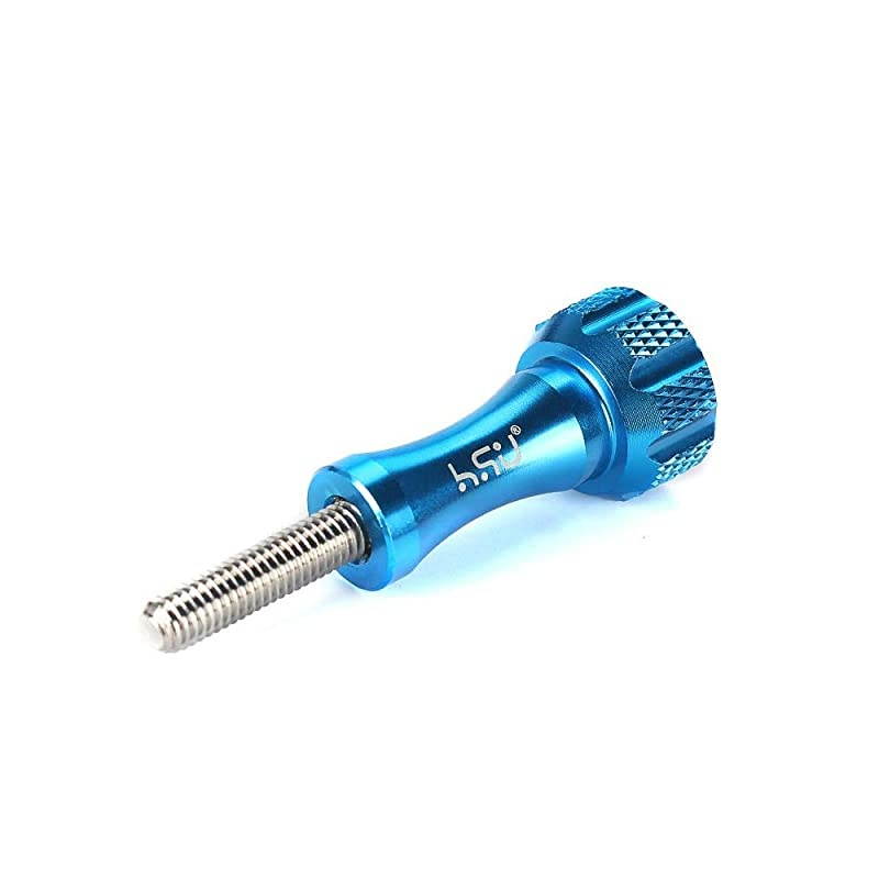 Alloy Metal GoPro TripodMonopod Mount with Thumbscrew for GoPro Session Hero 7 6 5 4 3+ 3 2 1 HD Blue