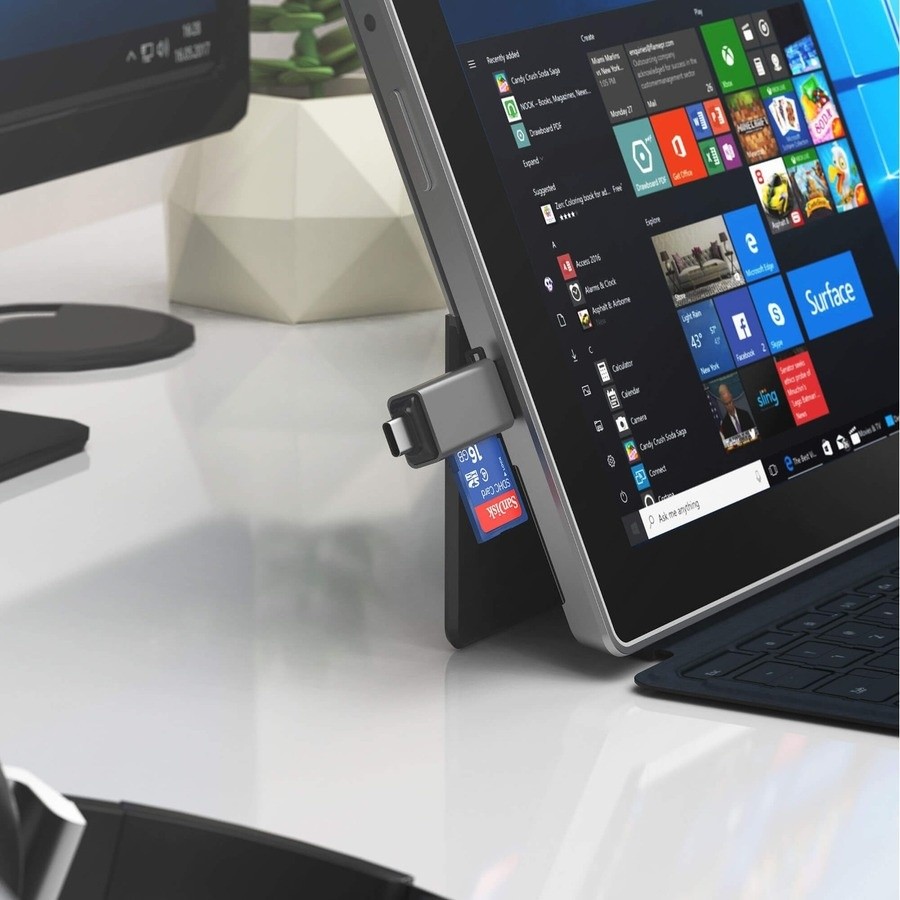 TOPRAM micro TF microSD microSDHC microSDXC to SD Adapter support Samsung Kingston SanDisk up to 128GB Capacity