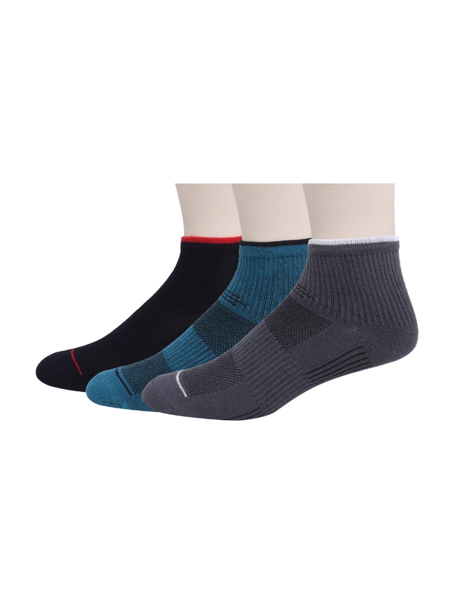 Sokker Multicolor Cotton Solid Socks - Set of 3