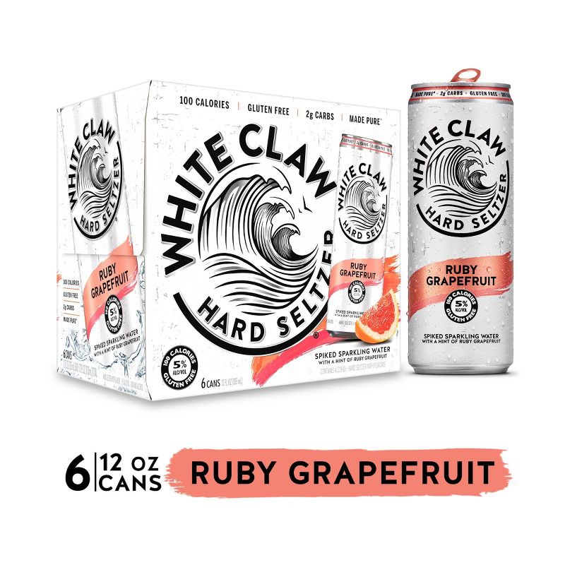 Mighty Swell Grapefruit Spiked Seltzer - 6pk/12 fl oz Cans
