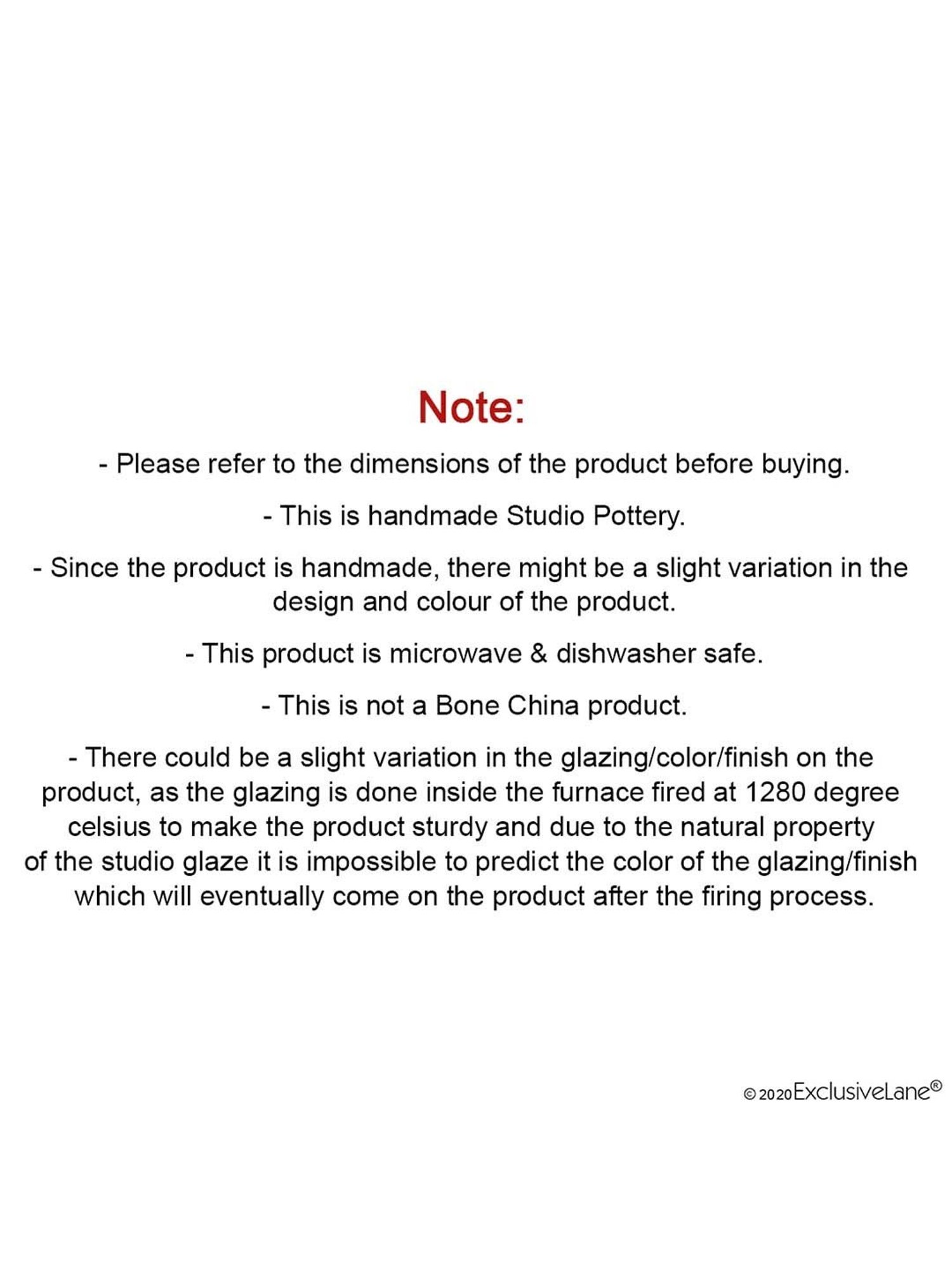 Pure Home and Living Transparent Glass Textured Dinner Plates