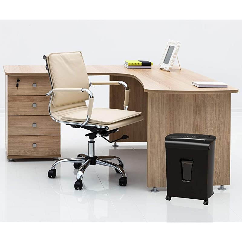 FM121PBLK 12Sheet High Security Micro Cut Paper Credit Card Shredder with Waste Bin Shredder Black