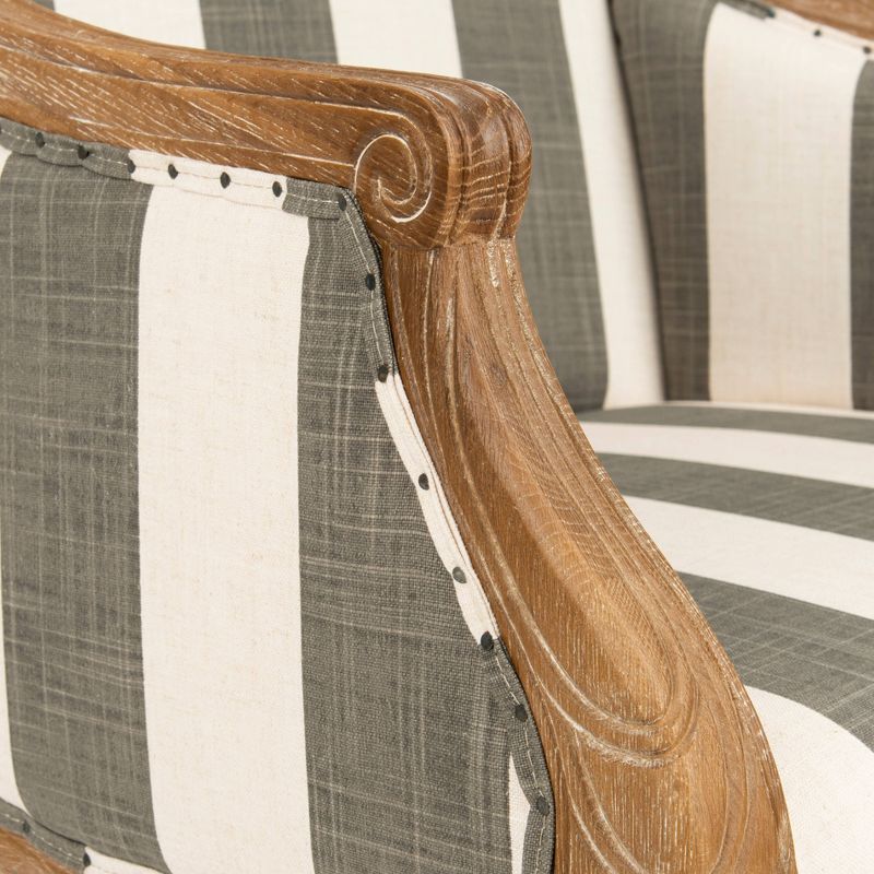 Esther Armchair Gray/White - Safavieh