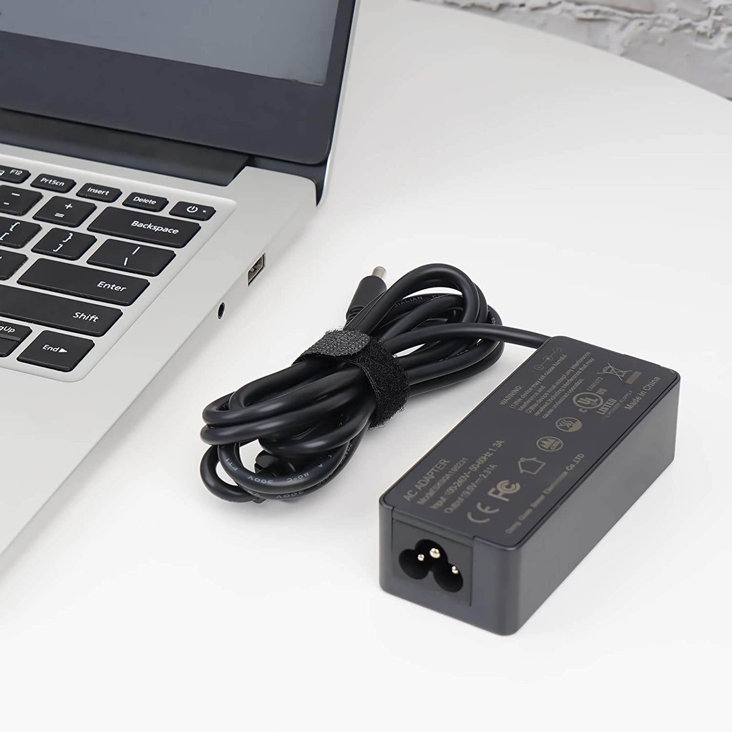 [UL Listed] 45W AC Adapter Charger 19.5V 2.31A for Dell Inspiron 11 13 14 15, XPS 11 12 13 9350 9333 Laptop Power Cord Supply